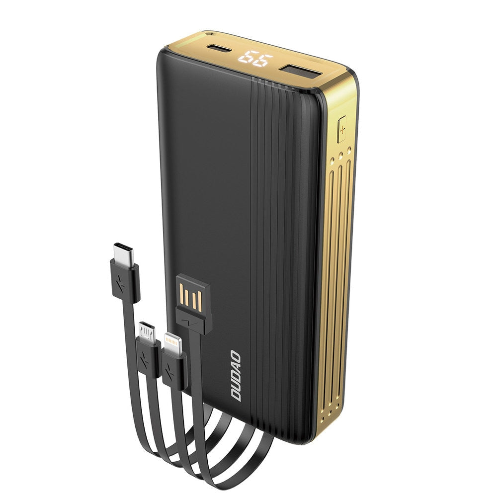 Baterie Externa Dudao K4Pro 20000 MAh🔋 Cabluri Integrate, USB, USB-C ...