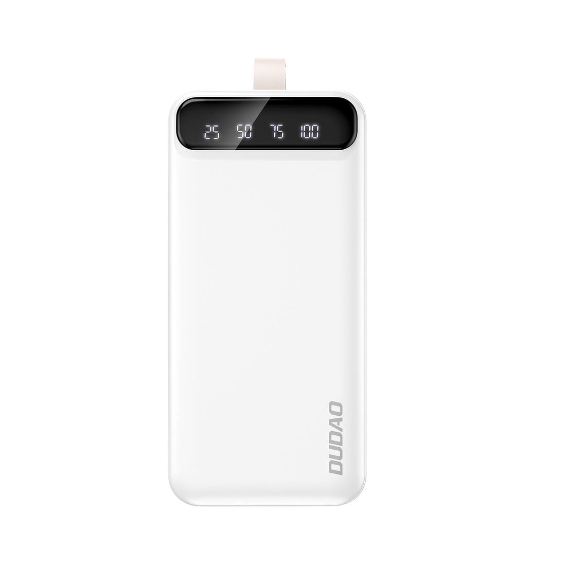 Baterie Externa Dudao K8s + 30000 mAh - 2 x USB USB-C Lanterna LED v2.0 - White - K8s + white2023 - 6973687240776 - 1