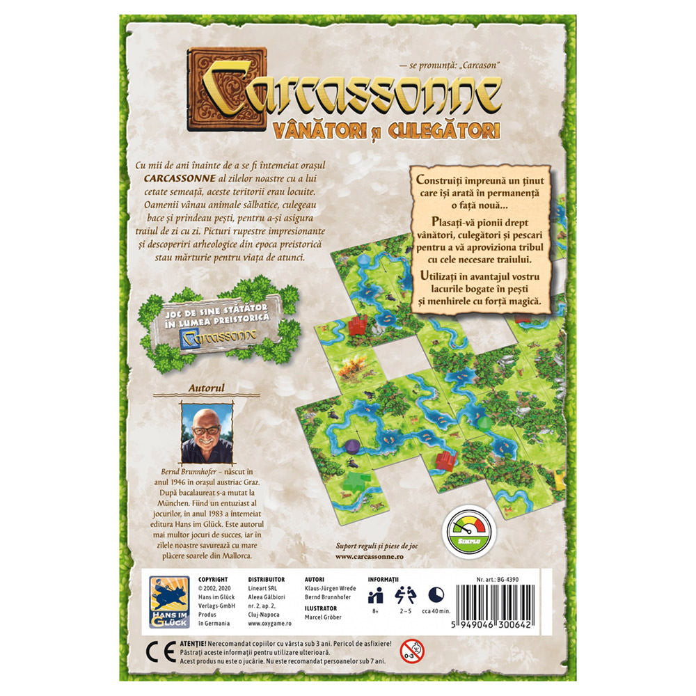 Board Game Carcassonne Vanatori si Culegatori Limba Romana - BG-4390 - 5949046300642 - 3