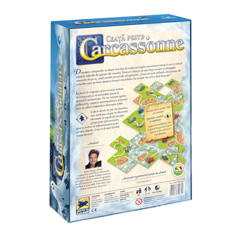 Board Game Ceata peste Carcassonne Joc de Cooperare Limba Romana - BG-358124_RO - 5949046300611 - 3