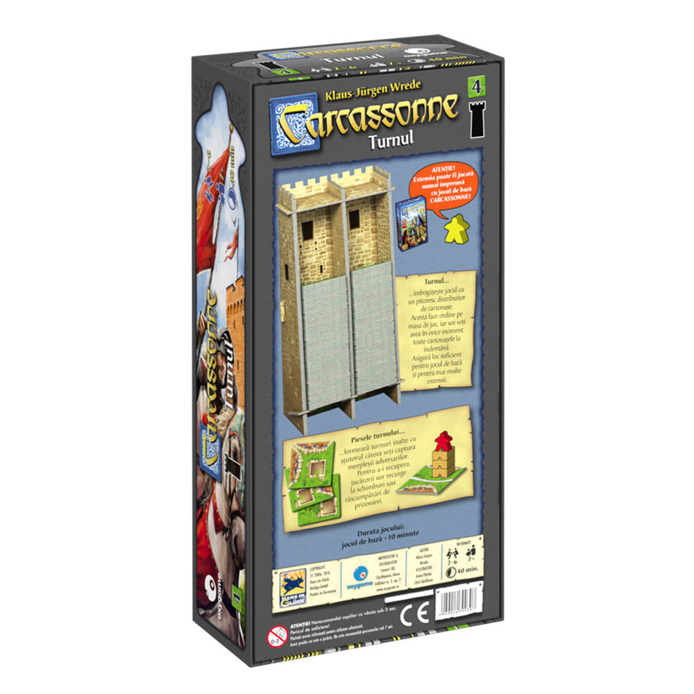 Board Game Extensia 4 Carcassonne - Turnul Limba Romana - 5949046300307 - 3