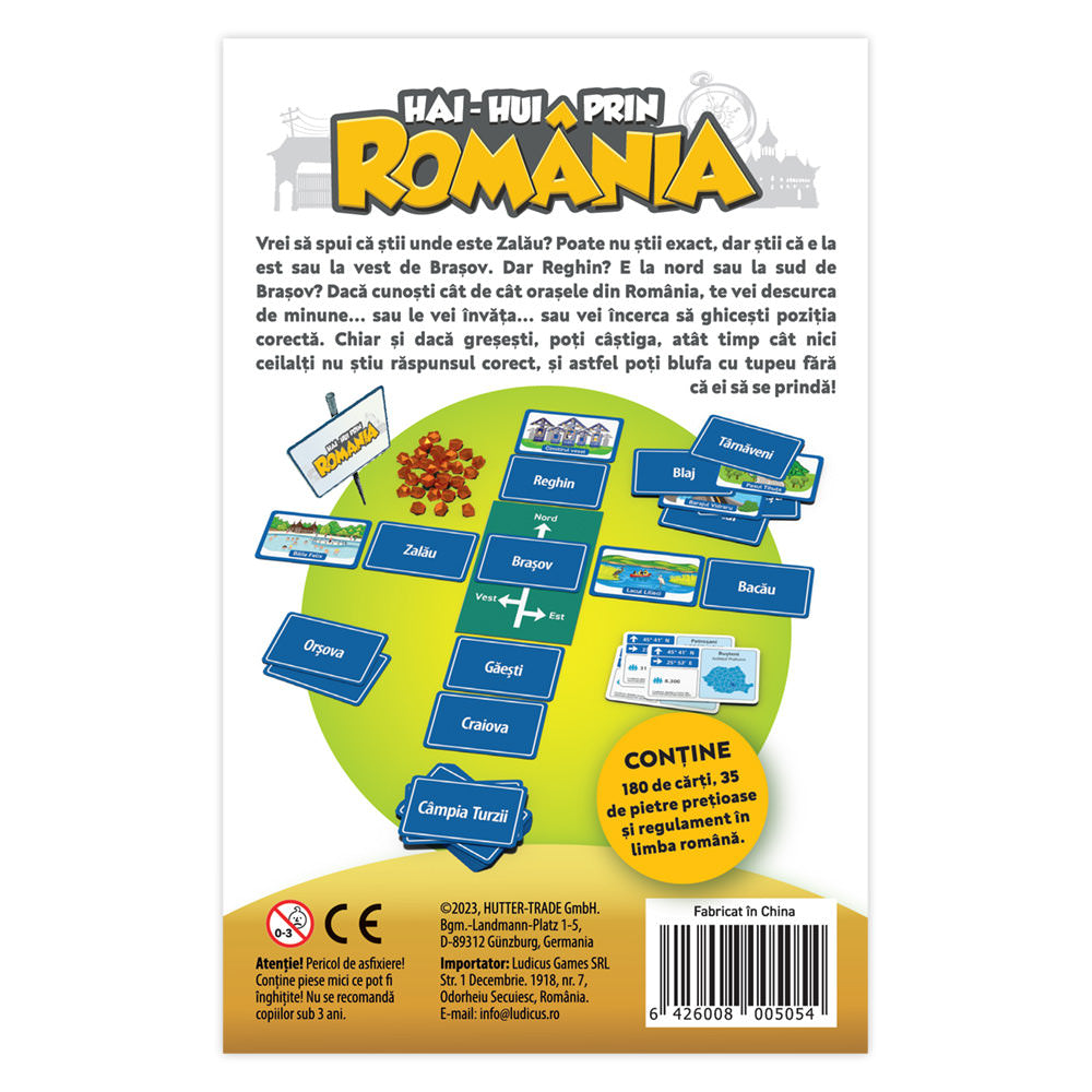 Board Game Hai Hui prin Romania Limba Romana - 6426008005054 - 3