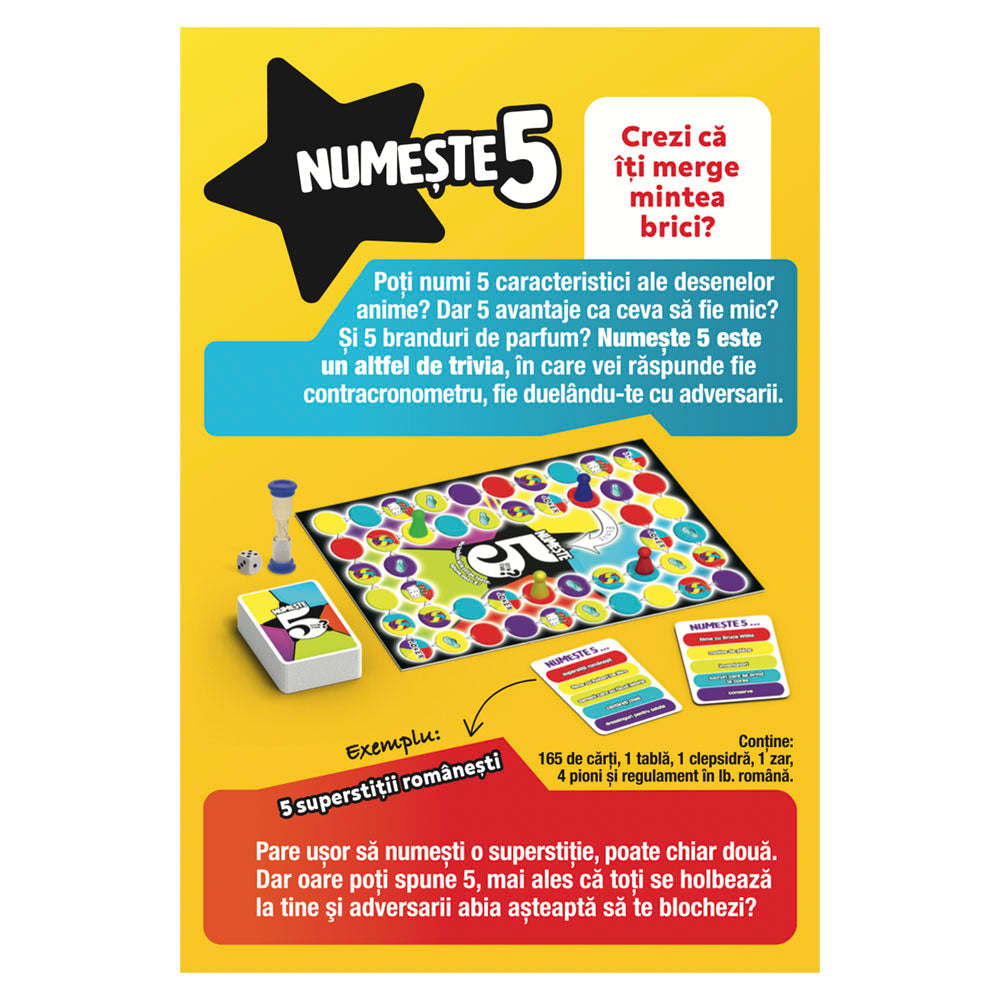 Board Game Numeste 5 14 + Limba Romana - 929433.006 - 8720077294332 - 3