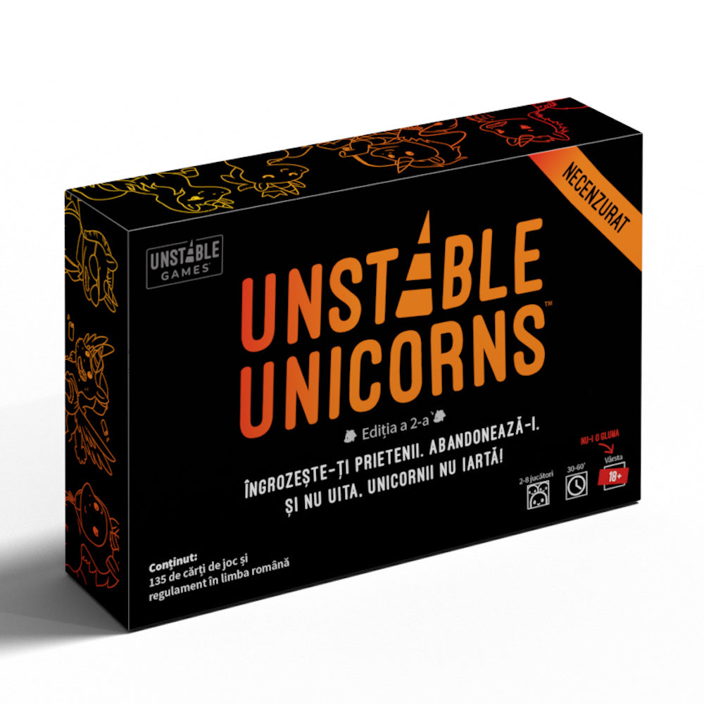 Board Game Unstable Unicorns NSFW 18 + Limba Romana - 6426008003616 - 1