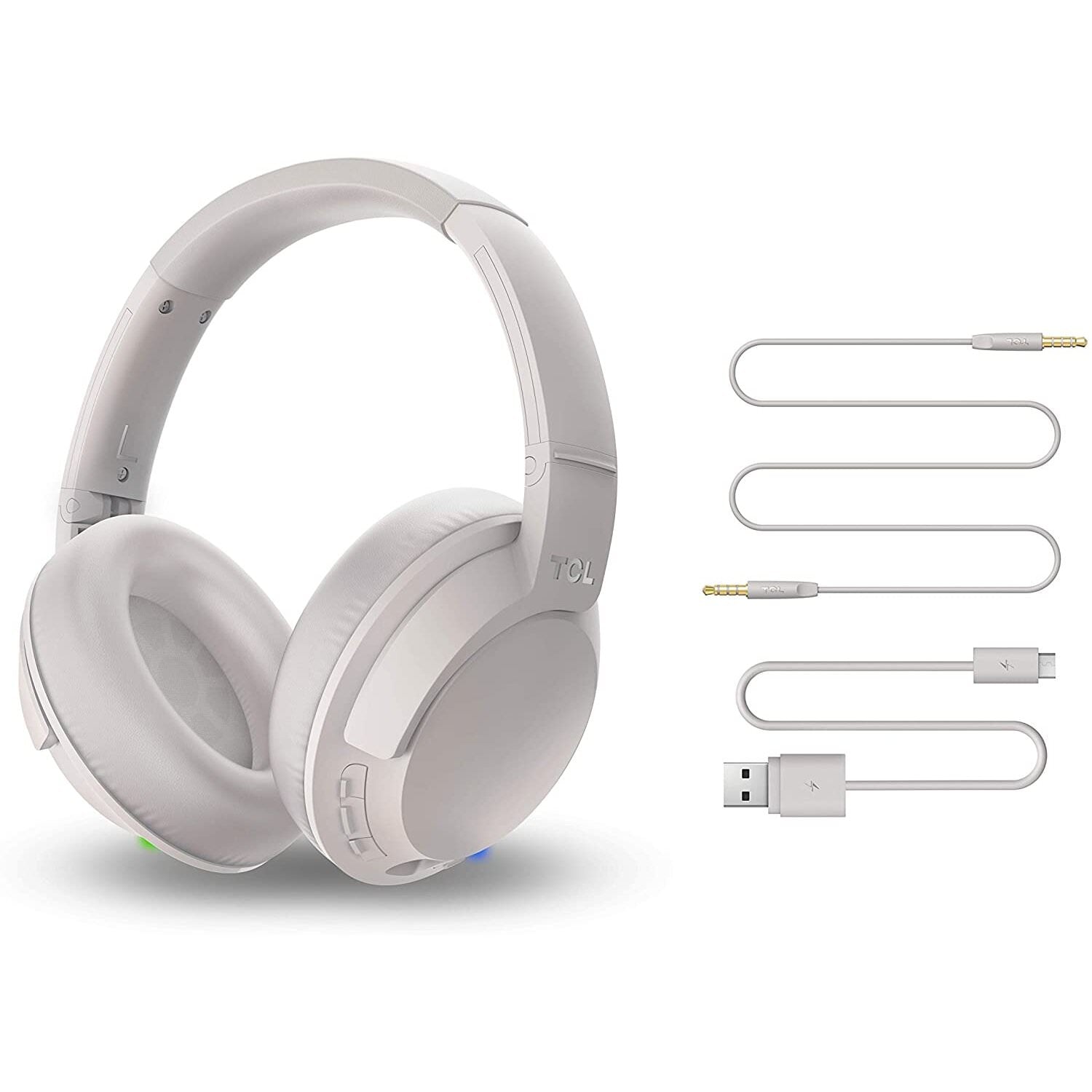 Casti TCL 400NC Wireless On-Ear Active Noise Cancelling Bluetooth Hi-Res Audio Pana la 22 ore 3.5 mm Microfon integrat - ELIT400NC