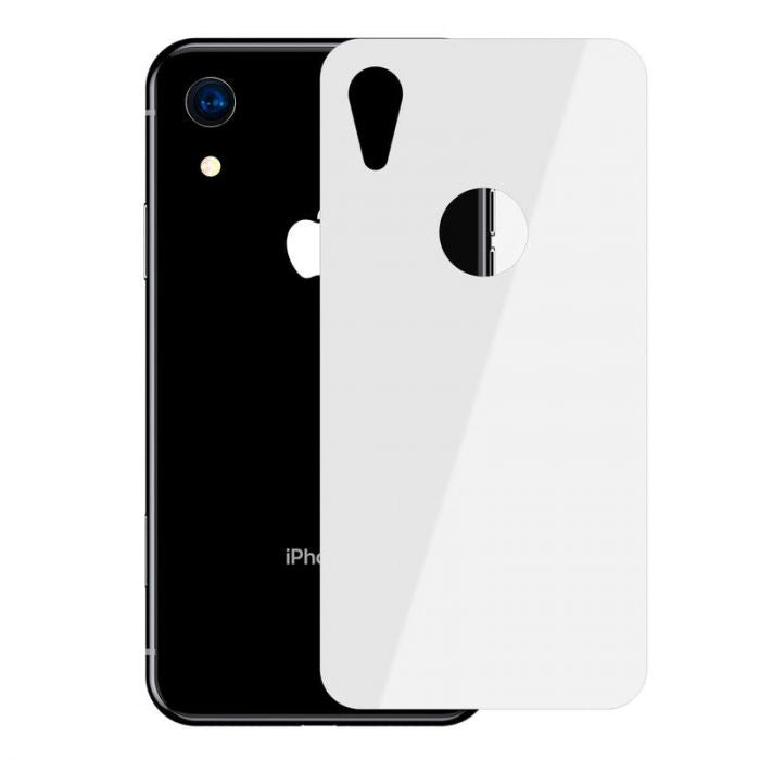 Folie Sticla Securizata Curbata Spate 0.3mm Baseus pt. iPhone XR - White - SGAPIPH61-BM02 - 6953156279384 - 19