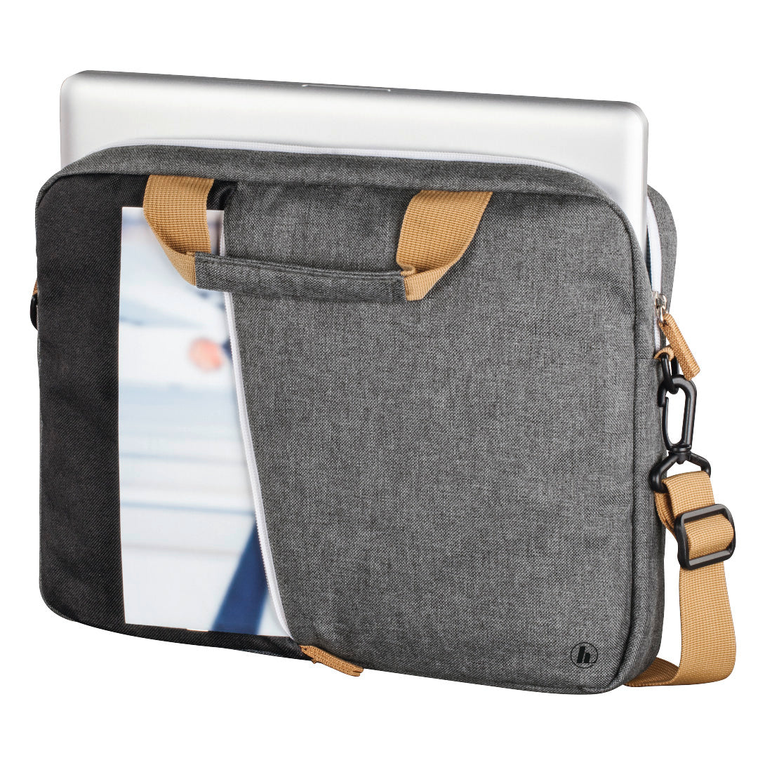 Geanta Laptop Hama Florence 13.3’ pana la 34 cm Black & Gray - 2171140000 - 4047443471987 - 2