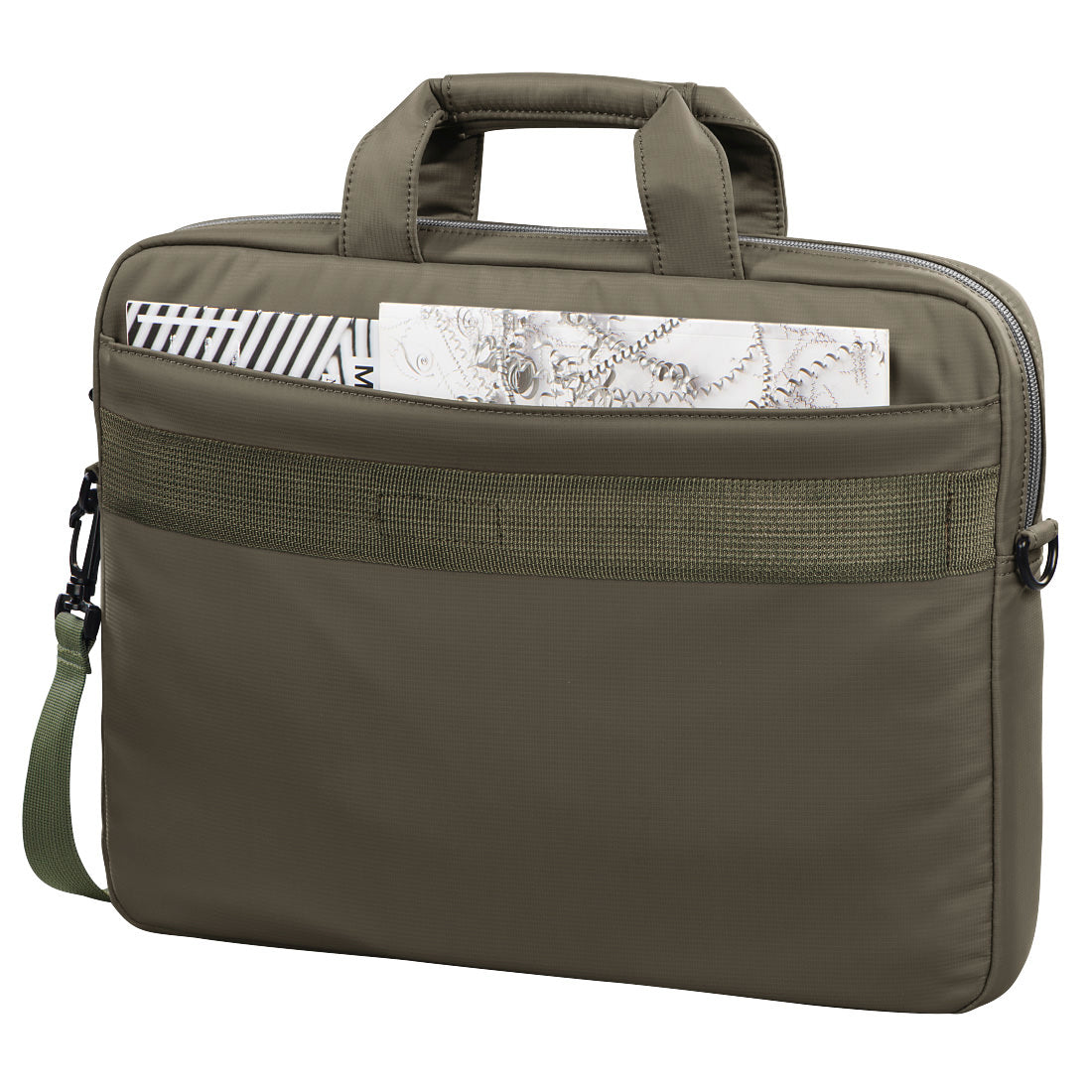 Geanta Laptop Hama Toronto 14.1’ pana la 36 cm Olive - 1019110000 - 4047443402578 - 3