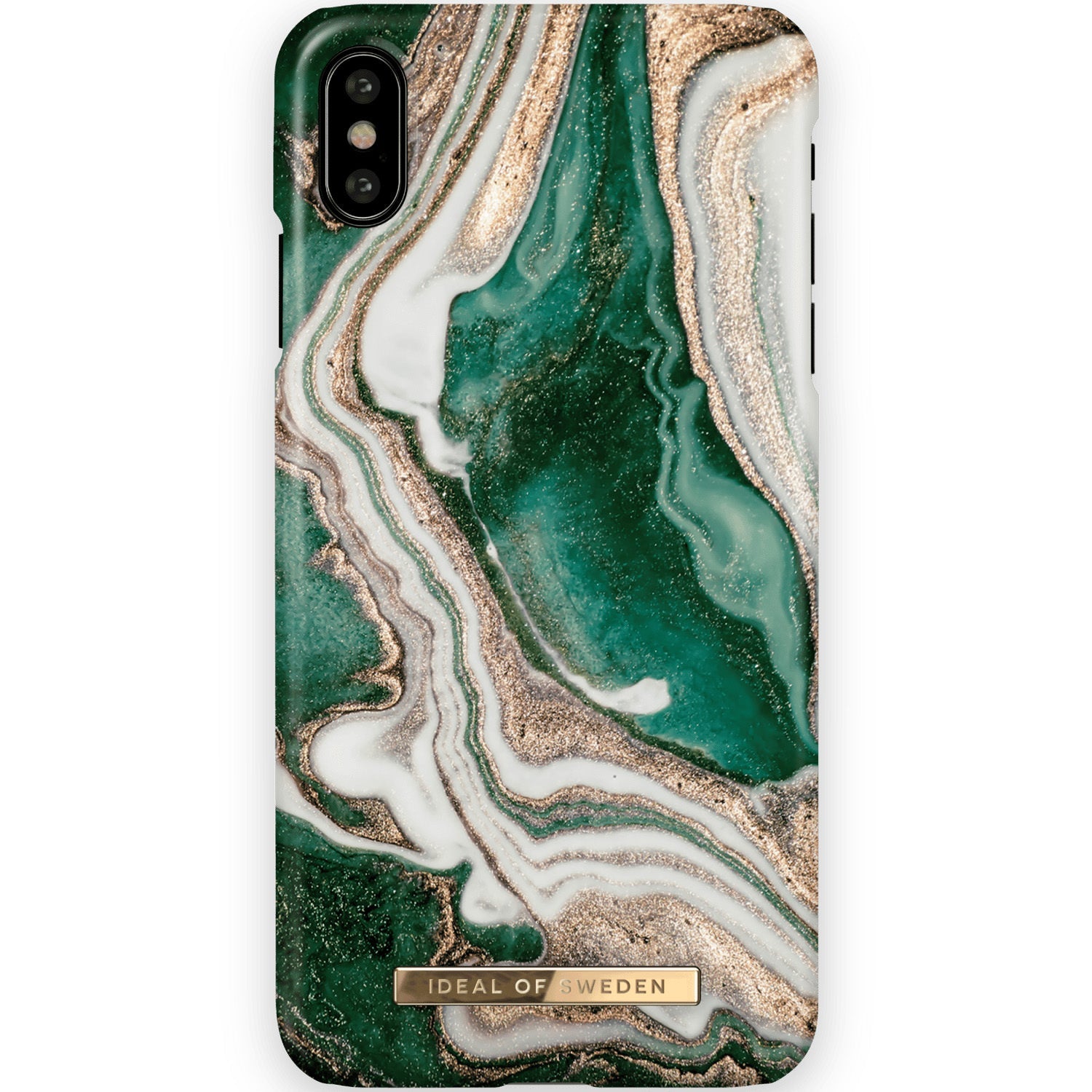 Husa iDeal of Sweden pt. iPhone Xs & X - Golden Jade Marble - IDFCAW18-I8-98 - 7340168704956 - 1