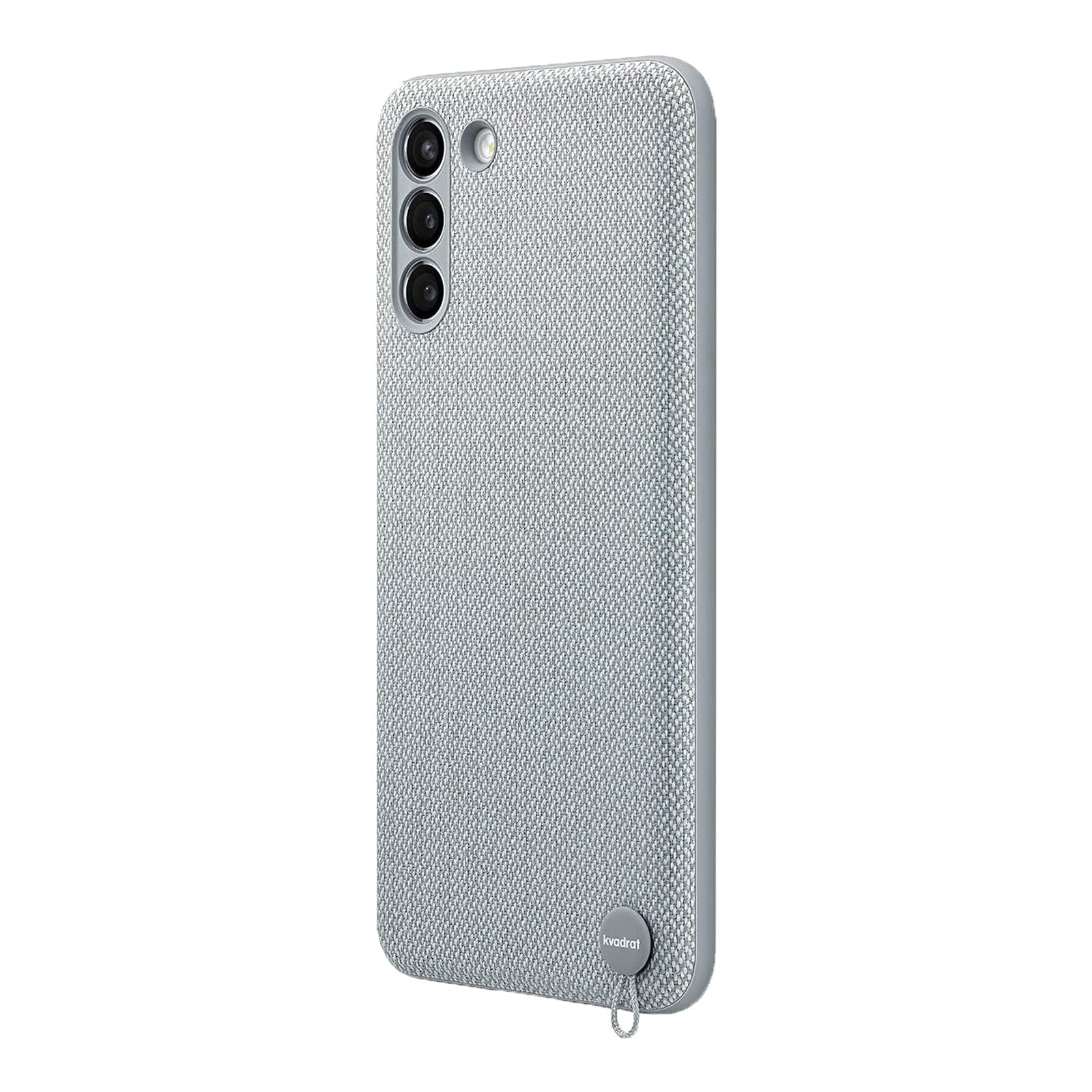 Husa Originala Kvadrat Cover pt. Samsung Galaxy S21 Plus EF-XG996 - Material Textil Reciclat Gray - EF-XG996FJEGWW - 8806090837654 - 2