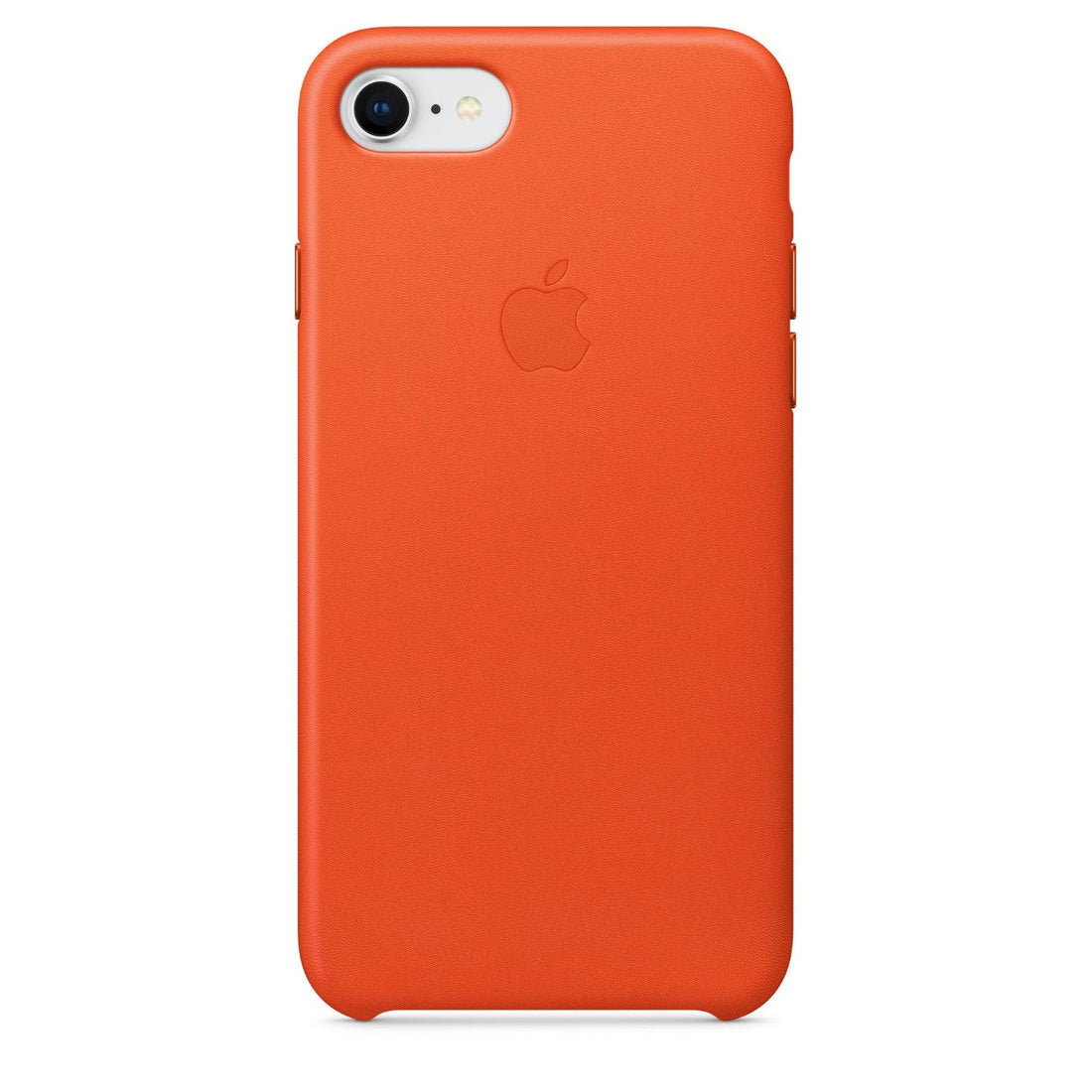 Husa Originala Piele Naturala Apple MRG82ZM/A - iPhone SE 2022 / 2020 / 8 / 7 Bright Orange - 190198706898 - 1