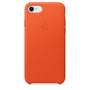 Husa Originala Piele Naturala Apple MRG82ZM/A - iPhone SE 2022 / 2020 / 8 / 7, Bright Orange 