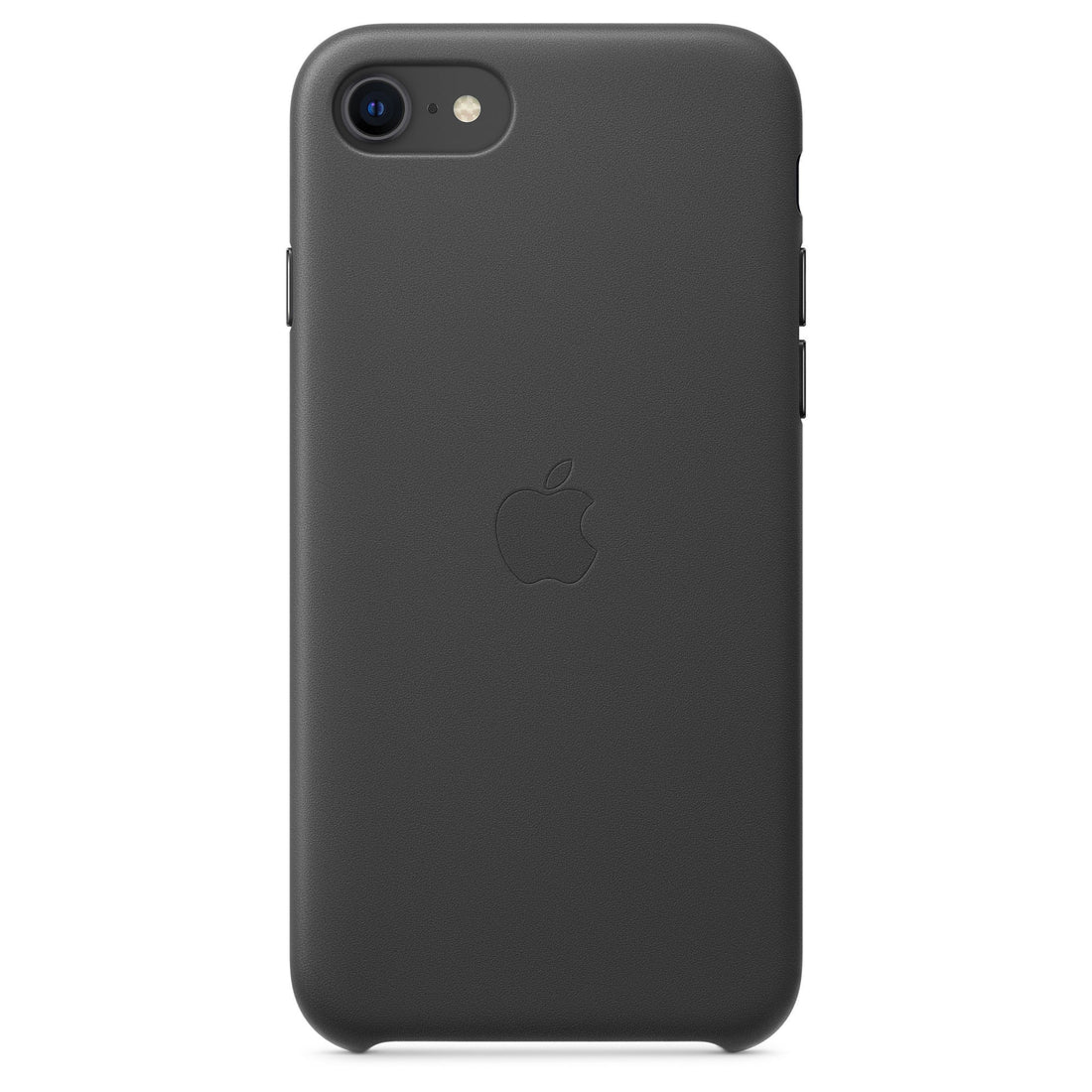 Husa Piele Naturala Apple pt. iPhone SE 2022 / 2020 / 8 / 7 Black - MQH92ZM/A Originala Resigilat - 190198496676 - 1