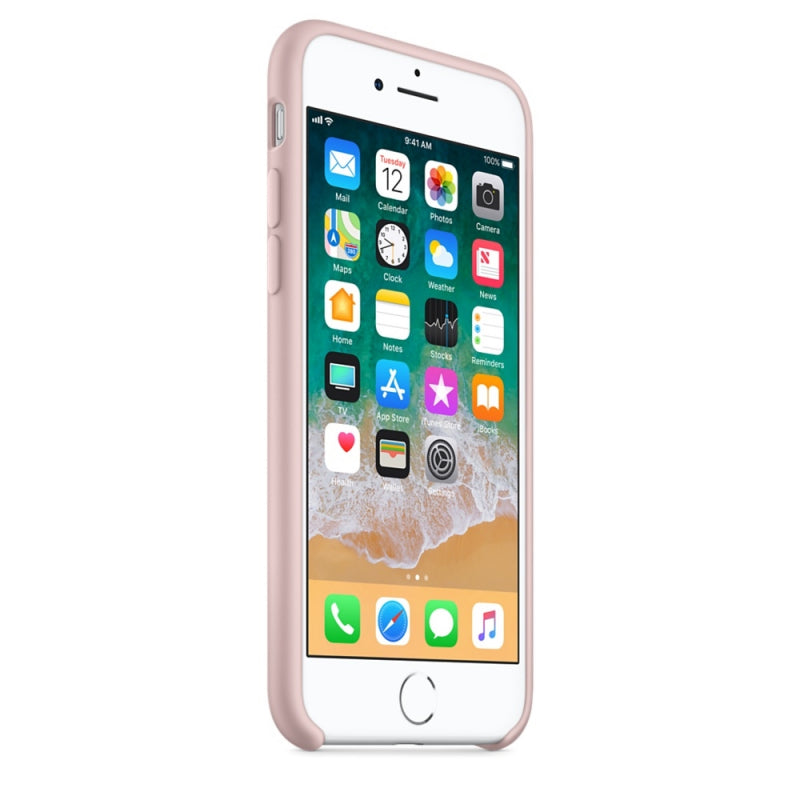 Husa Originala Silicon Apple MQGQ2ZM/A - iPhone SE 2022 / 2020 / 8 / 7 Pink Sand - 190198496393 - 2
