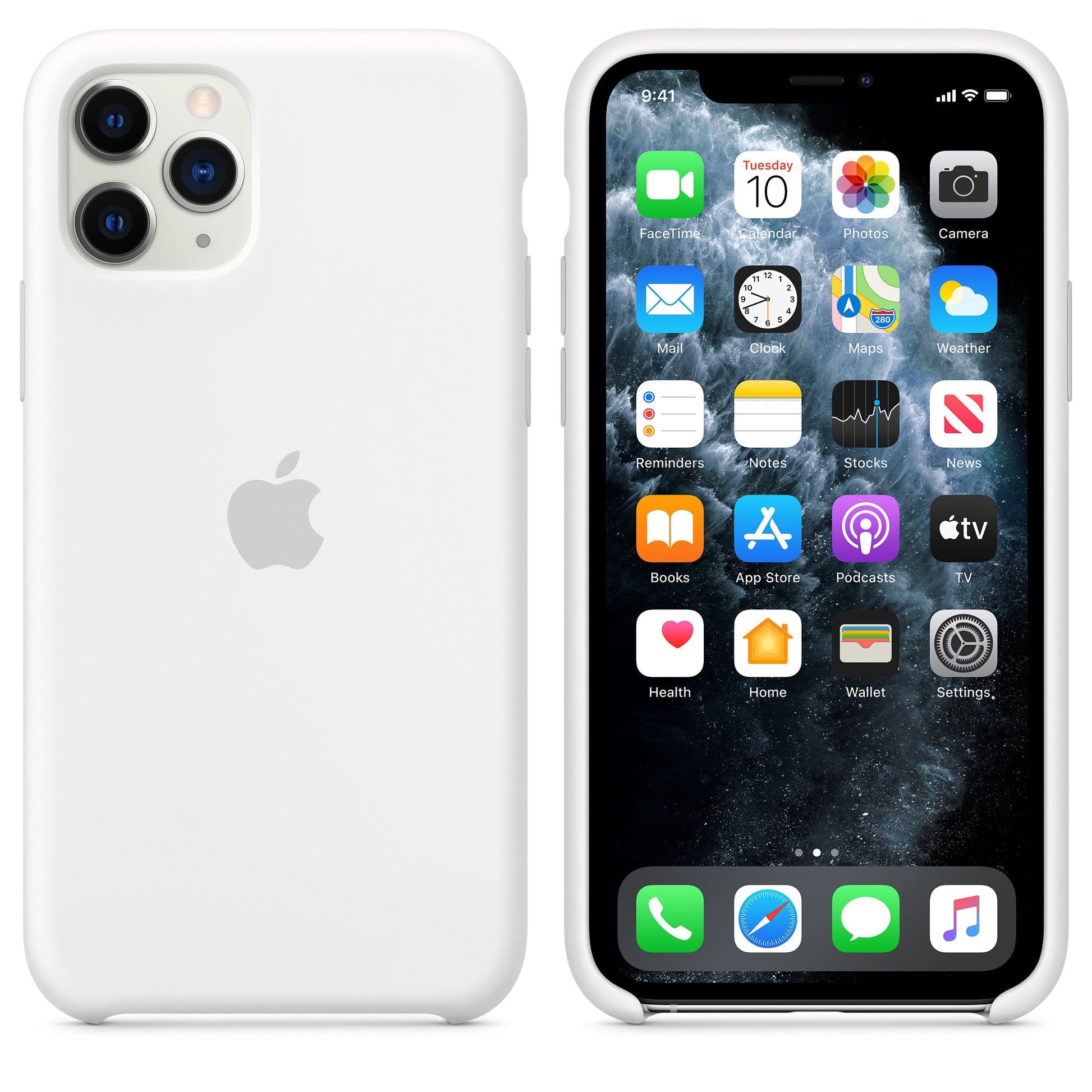 Husa Originala Silicon Apple MWYL2ZM/A - iPhone 11 Pro White - 190199287839 - 3