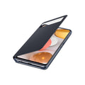 Husa Originala Smart S-View Wallet Cover pt. Samsung Galaxy A42 5G EF-EA426 - Protectie anti-microbiana Black - EF-EA426PBEGEW