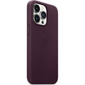 Husa Piele Naturala Apple pt. iPhone 13 Pro Max Dark Cherry - MM1M3ZM/A Originala Magsafe Resigilat - MM1M3ZM/A-A - 194252780176 - 2