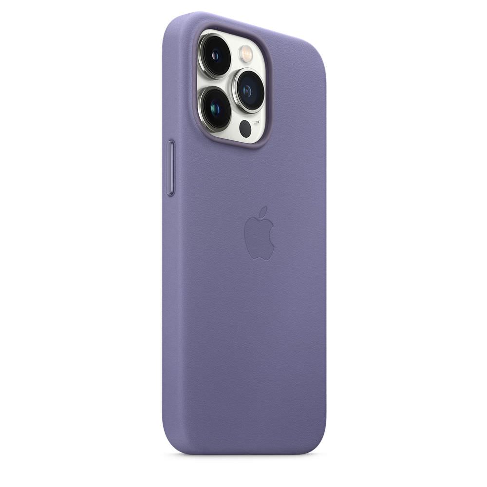 Husa Piele Naturala Apple pt. iPhone 13 Pro Max Wisteria - MM1P3ZM/A Originala Magsafe - 194252780206 - 3