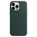 Husa Piele Naturala Apple pt. iPhone 14 Pro Max Forest Green - MPPN3ZM/A MagSafe Originala - 194253345725 - 3