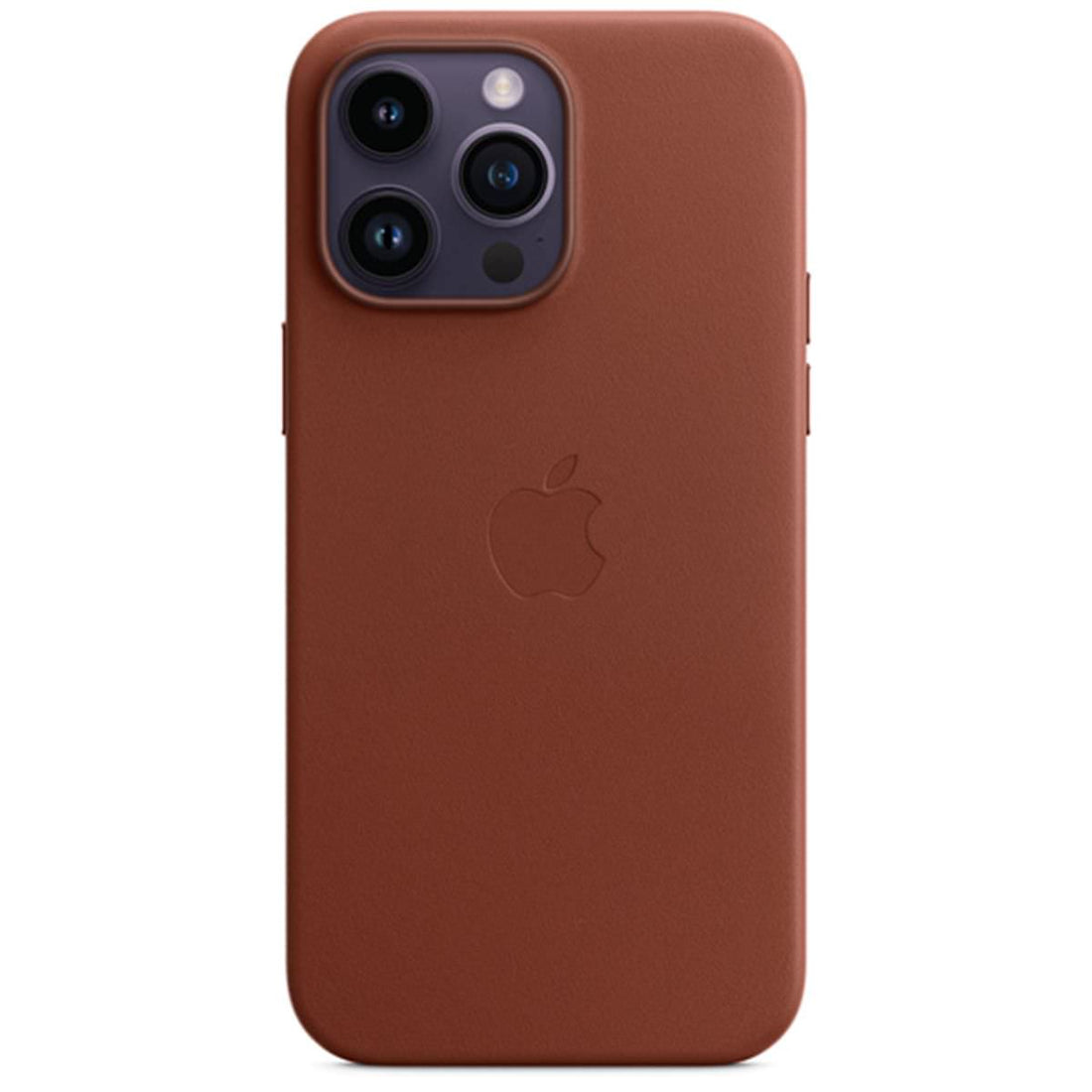 Husa Piele Naturala Apple pt. iPhone 14 Pro Umber - MPKK3ZM/A MagSafe Originala - 194253345633 - 1