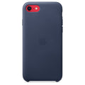 Husa Piele Naturala Apple pt. iPhone SE 2022 / 2020 / 8 / 7 Midnight Blue - MXYN2ZM/A Originala Resigilat - 190199610552 - 4