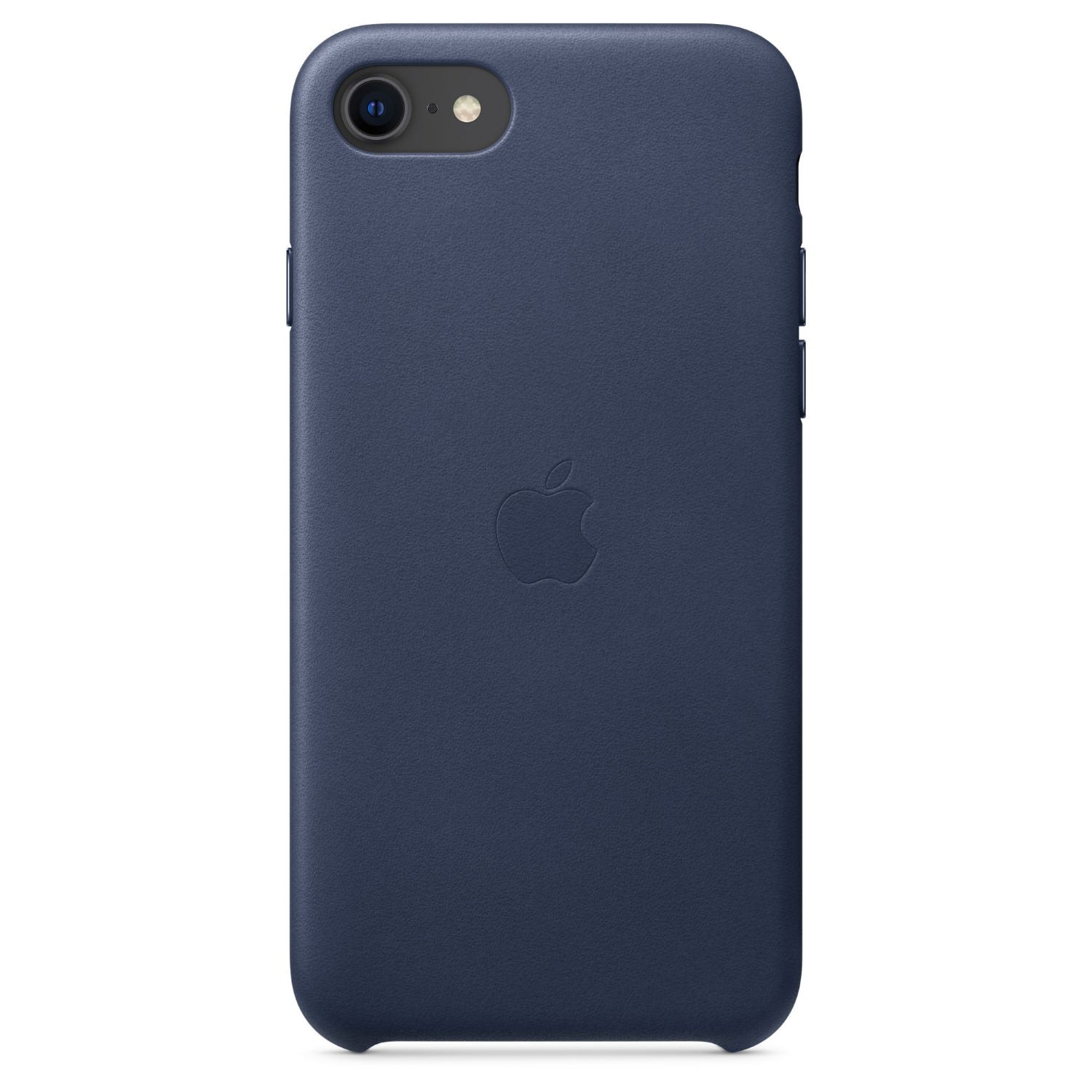 Husa Piele Naturala Apple pt. iPhone SE 2022 / 2020 / 8 / 7 Midnight Blue - MXYN2ZM/A Originala Resigilat - 190199610552 - 3