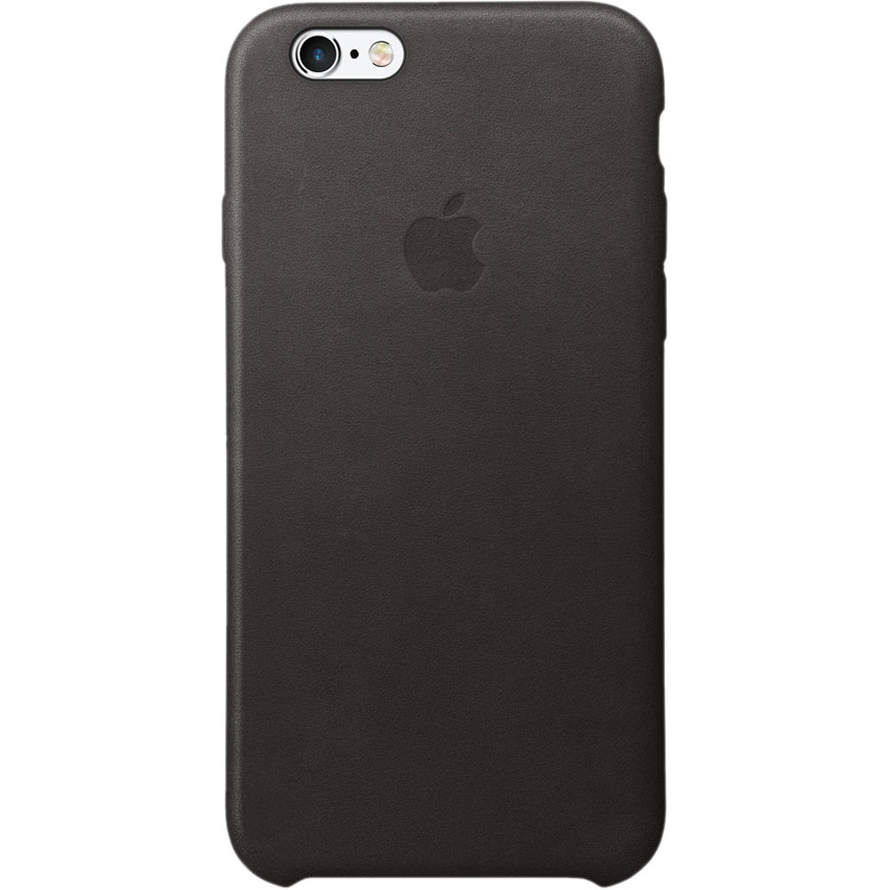 Husa Piele Naturala Apple pt. iPhone 6(s) Black - MKXW2ZM/A Originala Resigilat - 888462538206 - 1