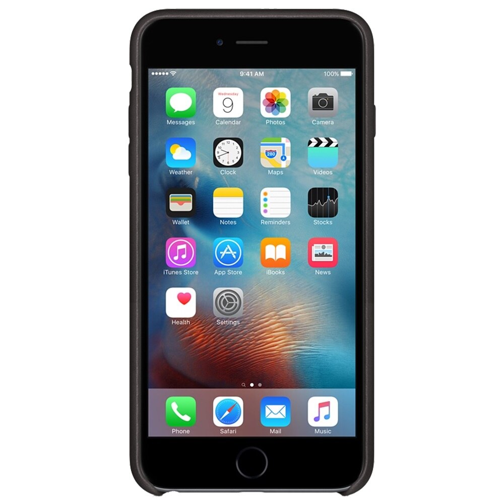 Husa Piele Naturala Apple pt. iPhone 6(s) Black - MKXW2ZM/A Originala Resigilat - 888462538206 - 3