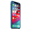 Husa Piele Naturala Apple pt. iPhone XS Max Cape Cod Blue - MTEW2ZM/A Originala - 190198802774 - 2