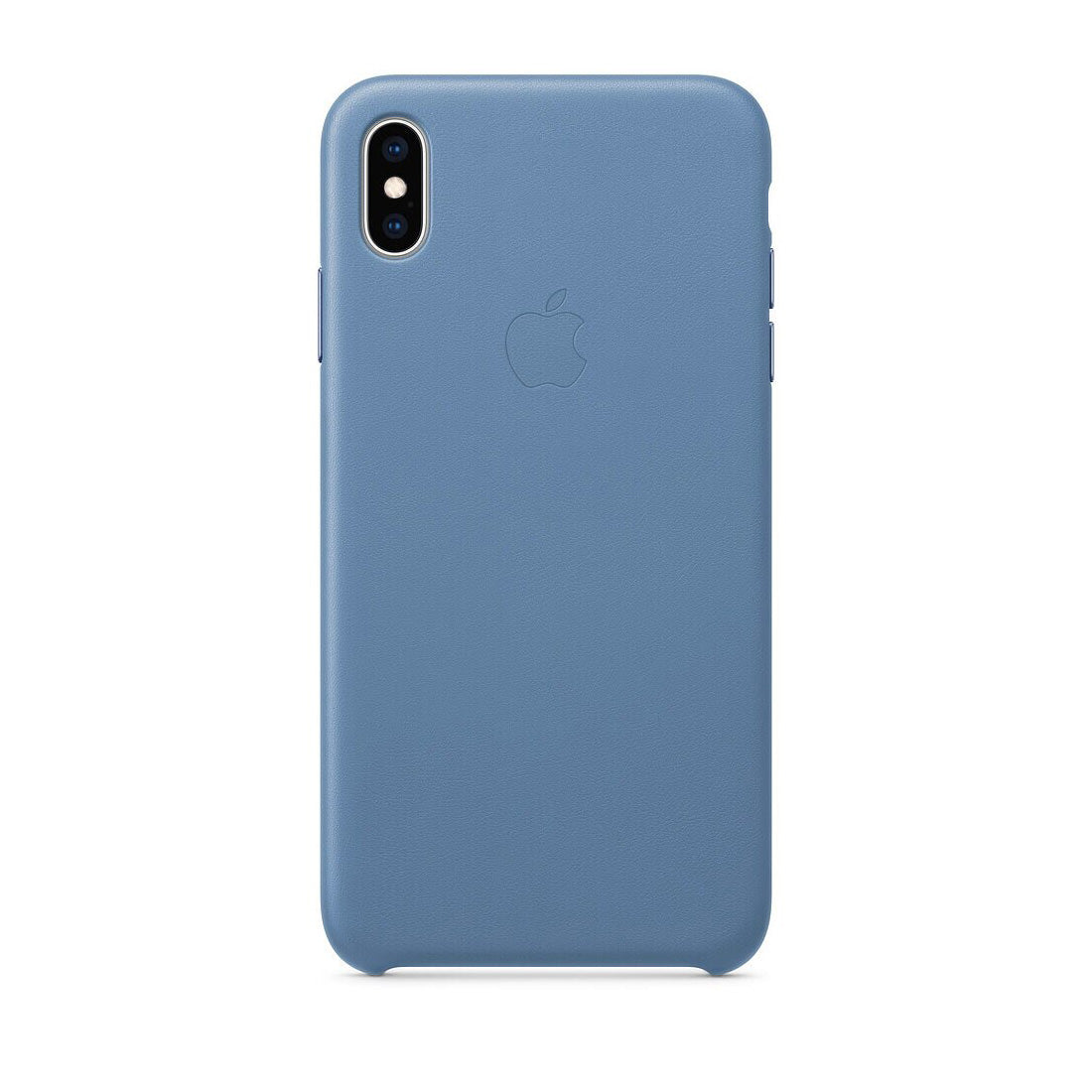 Husa Piele Naturala Apple pt. iPhone XS Max Cornflower - MVFX2ZM/A Originala 190199120518 1