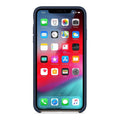 Husa Piele Naturala Apple pt. iPhone XS Max Midnight Blue - MRWU2ZM/A Originala - 190198763488 - 2