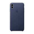 Husa Piele Naturala Apple pt. iPhone XS Max Midnight Blue - MRWU2ZM/A Originala - 190198763488 - 1