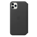 Husa Piele Naturala Folio Apple pt. iPhone 11 Pro Max Black - MX082ZM/A Originala - 190199288591 - 3