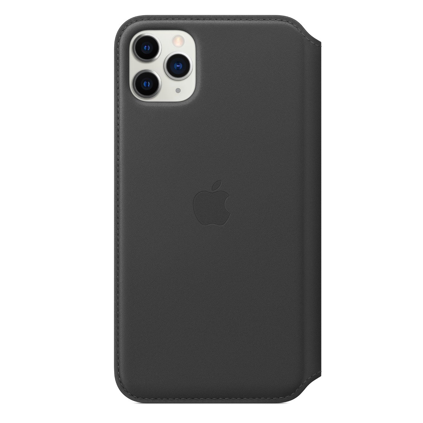 Husa Piele Naturala Folio Apple pt. iPhone 11 Pro Max Black - MX082ZM/A Originala - 190199288591 - 3