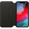 Husa Piele Naturala Folio Apple pt. iPhone XS Max Black - MRX22ZM/A Originala - 190198763624 - 2