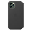 Husa Piele Naturala Folio Apple pt. iPhone 11 Pro Black - MX062ZM/A Originala - 190199288379 - 5