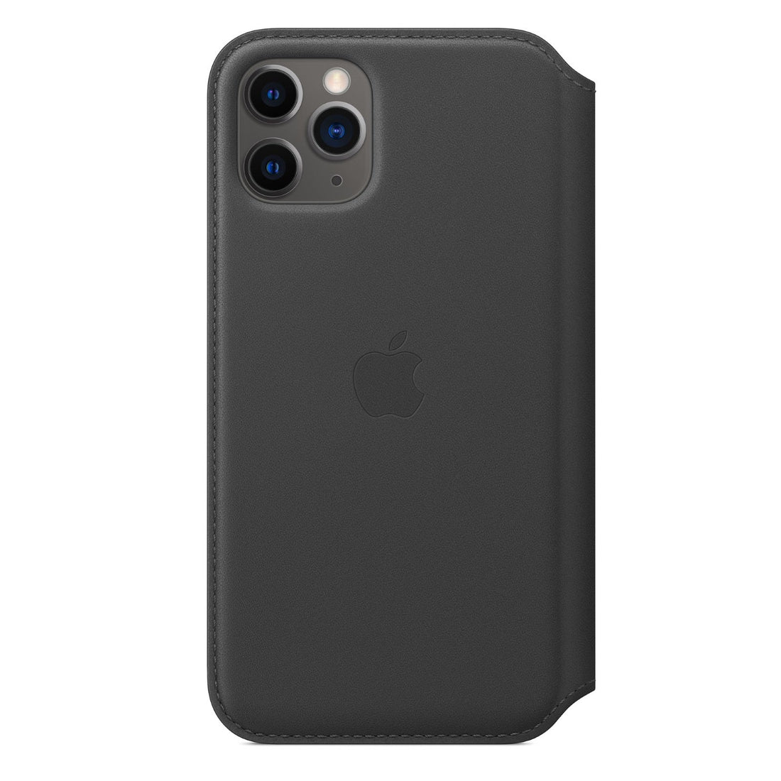 Husa Piele Naturala Folio Apple pt. iPhone 11 Pro Black - MX062ZM/A Originala Resigilat - MX062ZM/A-U - 190199288379 - 1