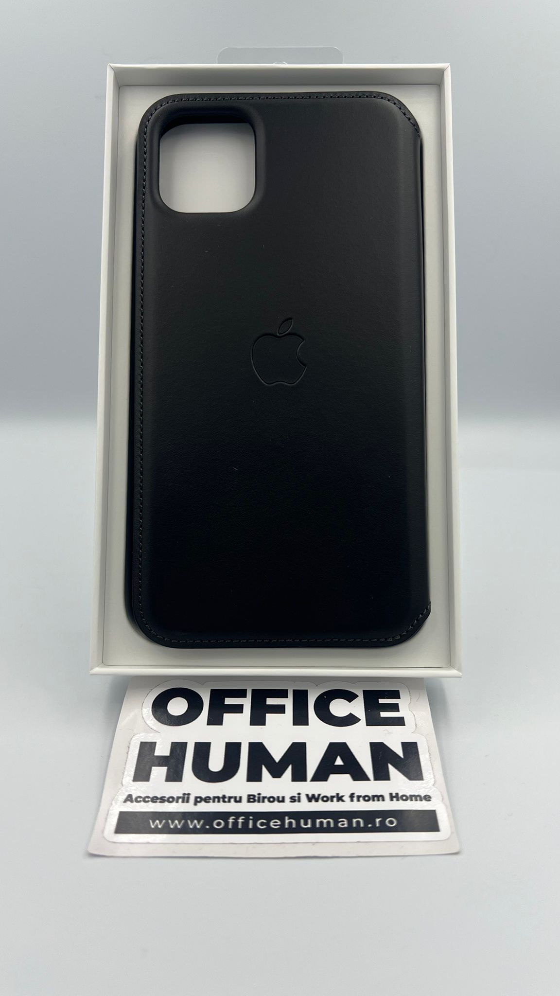 Husa Piele Naturala Folio Apple pt. iPhone 11 Pro Max Black - MX082ZM/A Originala - 190199288591 - 8