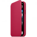 Husa Piele Naturala Folio Apple pt. iPhone 11 Pro Raspberry - MY1K2ZM/A Originala - 190199651333 - 2