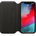 Husa Piele Naturala Folio Apple pt. iPhone XS & X Black - MRWW2ZM/A Originala - 190198522535 - 2