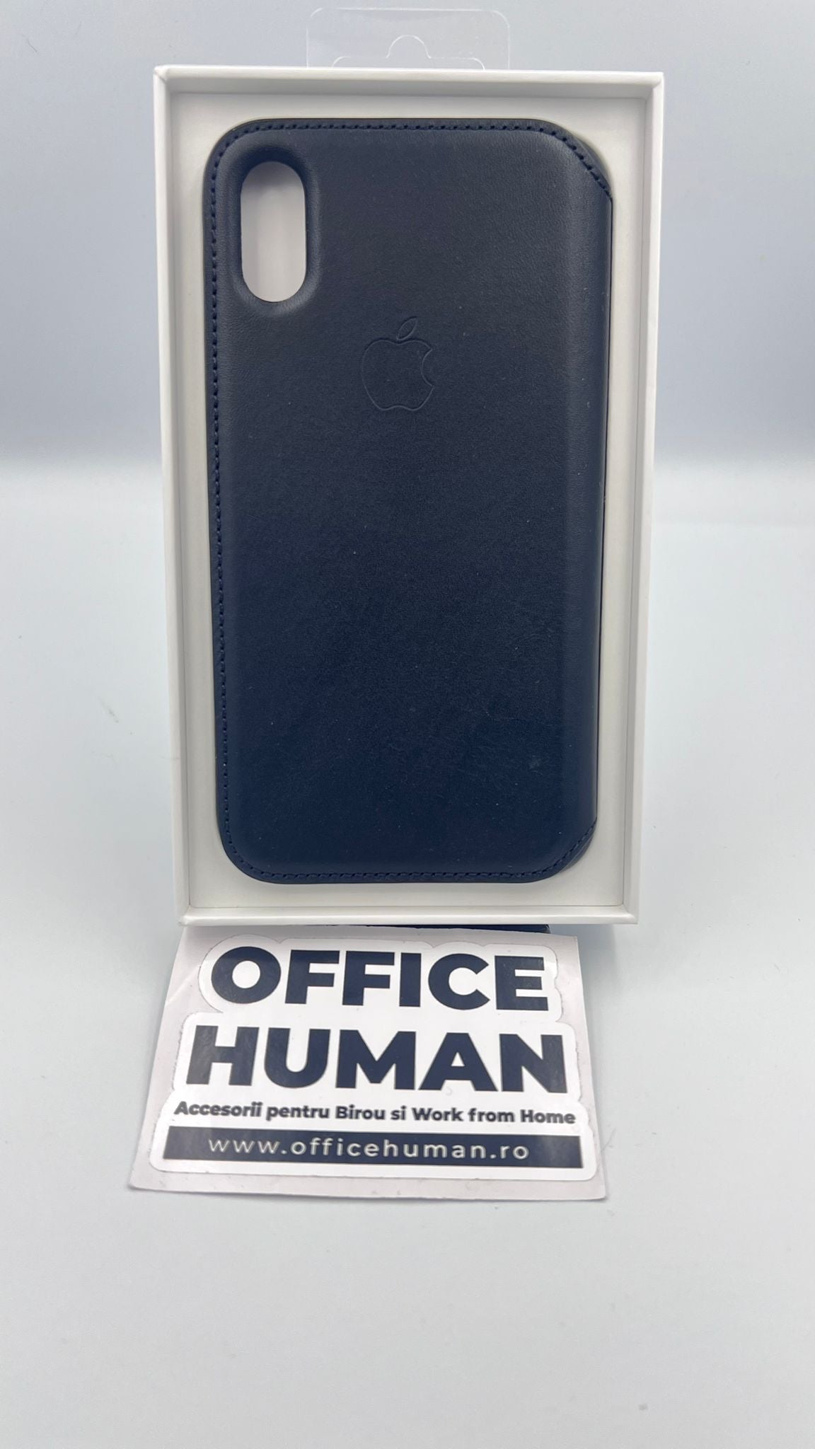 Husa Piele Naturala Folio Apple pt. iPhone XS & X Black - MRWW2ZM/A Originala Resigilat - MRWW2ZM/A-A - 190198522535 - 5