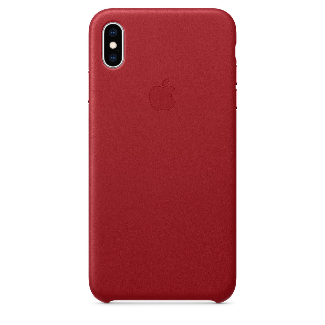 Husa Piele Naturala pt. Apple iPhone XS Max Red - MRWQ2ZM/A Originala - 190198763426 - 1