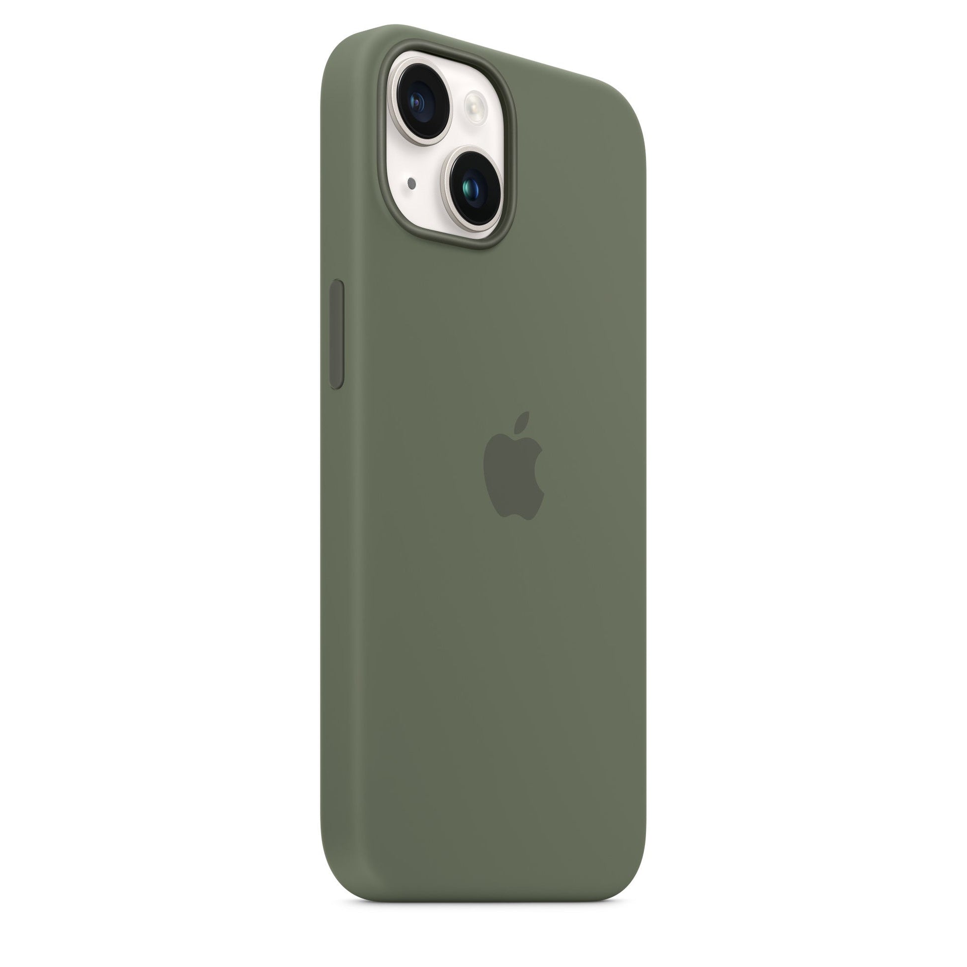 Husa Silicon Apple pt. iPhone 14 Olive - MQU83ZM/A Originala Magsafe Resigilat - 194253727552 - 2