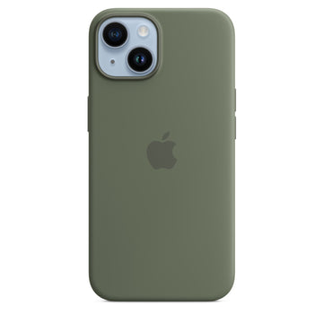 Husa Silicon Apple pt. iPhone 14 Olive - MQU83ZM/A Originala Magsafe Resigilat - 194253727552 - 1