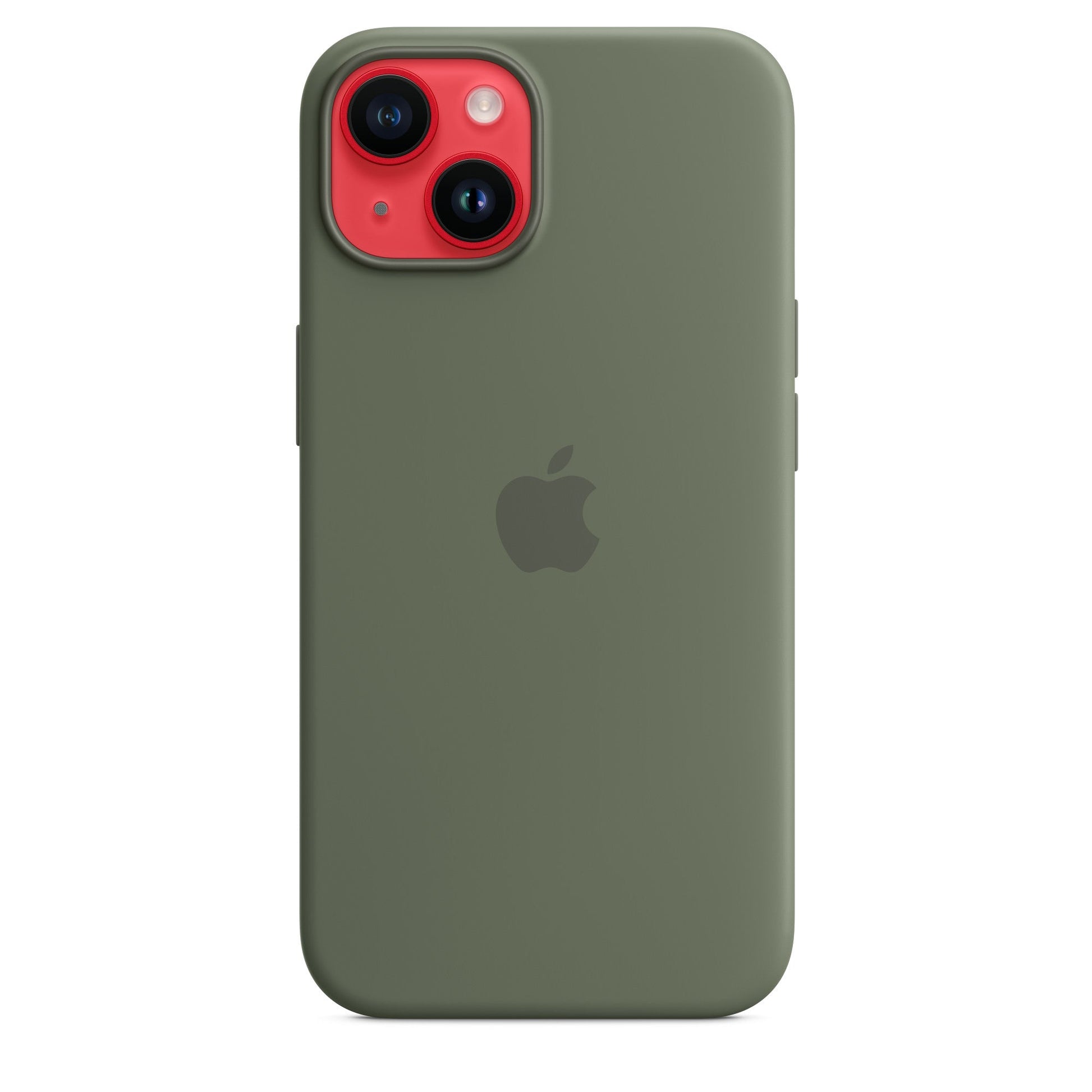 Husa Silicon Apple pt. iPhone 14 Olive - MQU83ZM/A Originala Magsafe Resigilat - 194253727552 - 5