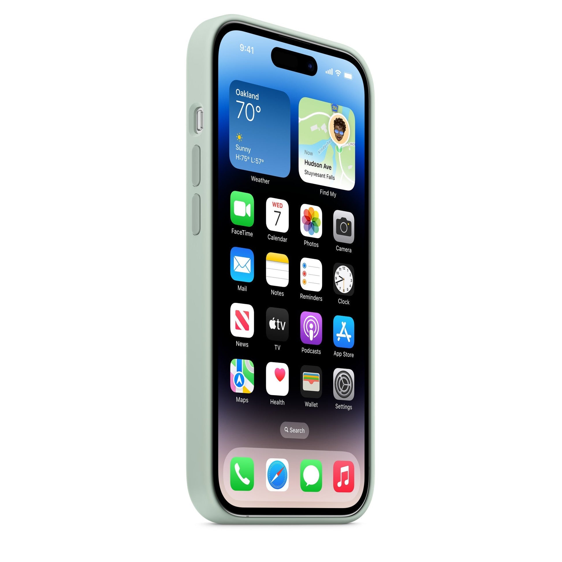 Husa Silicon Apple pt. iPhone 14 Pro Succulent - MPTL3ZM/A Originala MagSafe Resigilat - 194253416623 - 3