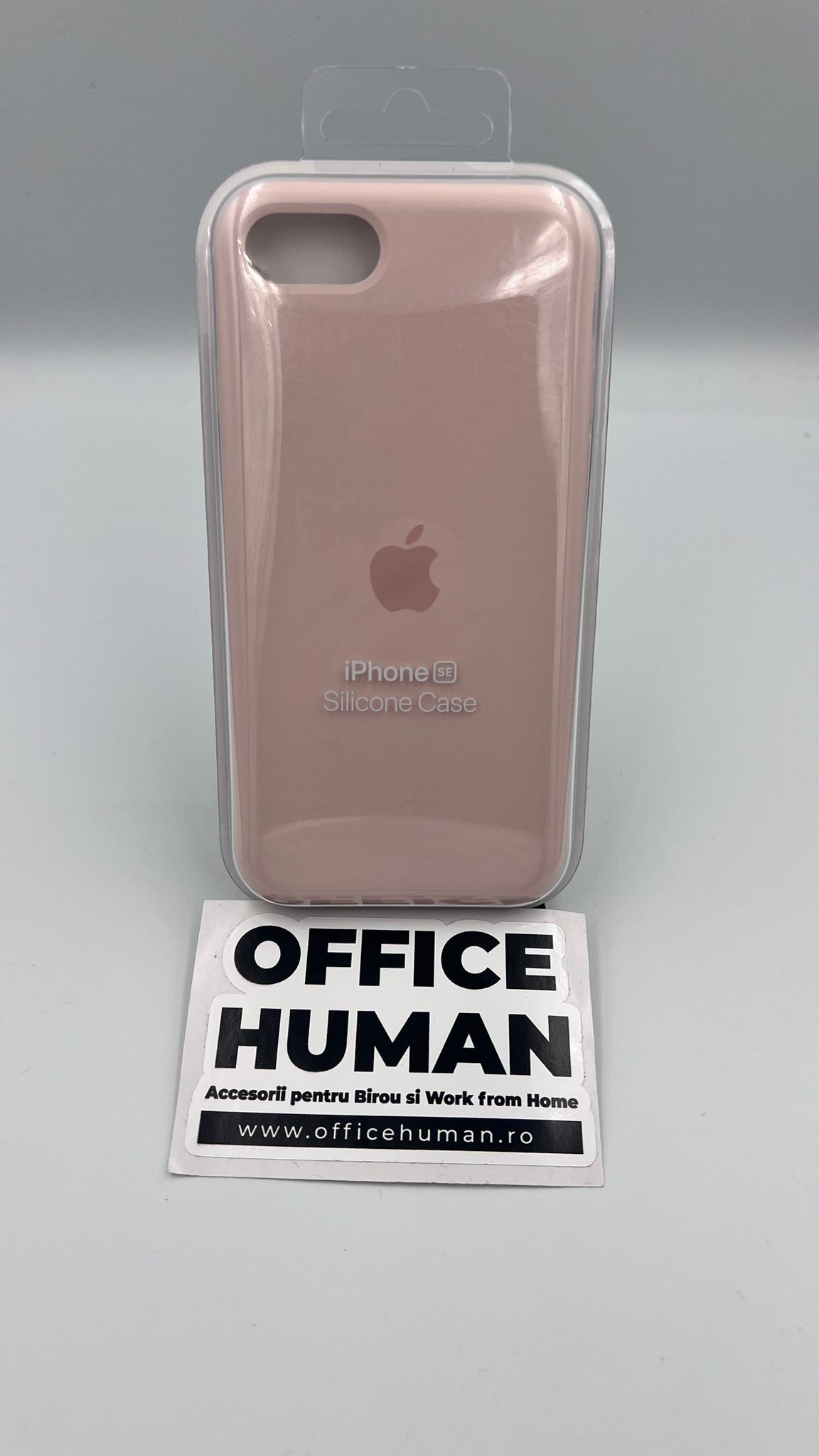 Husa Silicon Apple pt. iPhone SE 2022 / 2020 / 8 / 7 Pink Sand - MXYK2ZM/A Originala - 190199610460 - 4
