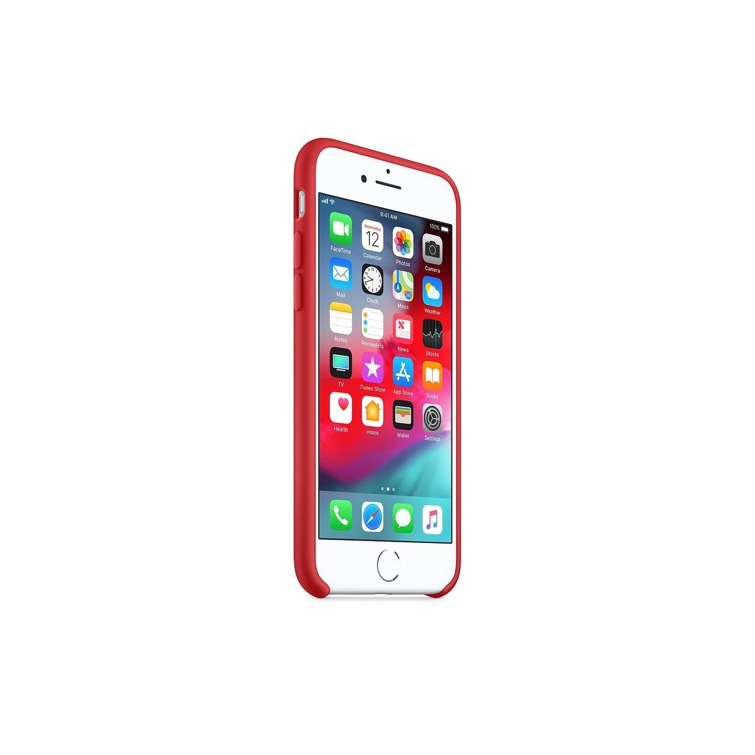 Husa Silicon Apple pt. iPhone SE 2022 / 2020 / 8 / 7 Red - MQGP2ZM/A Originala Resigilat - 190198496379 - 3