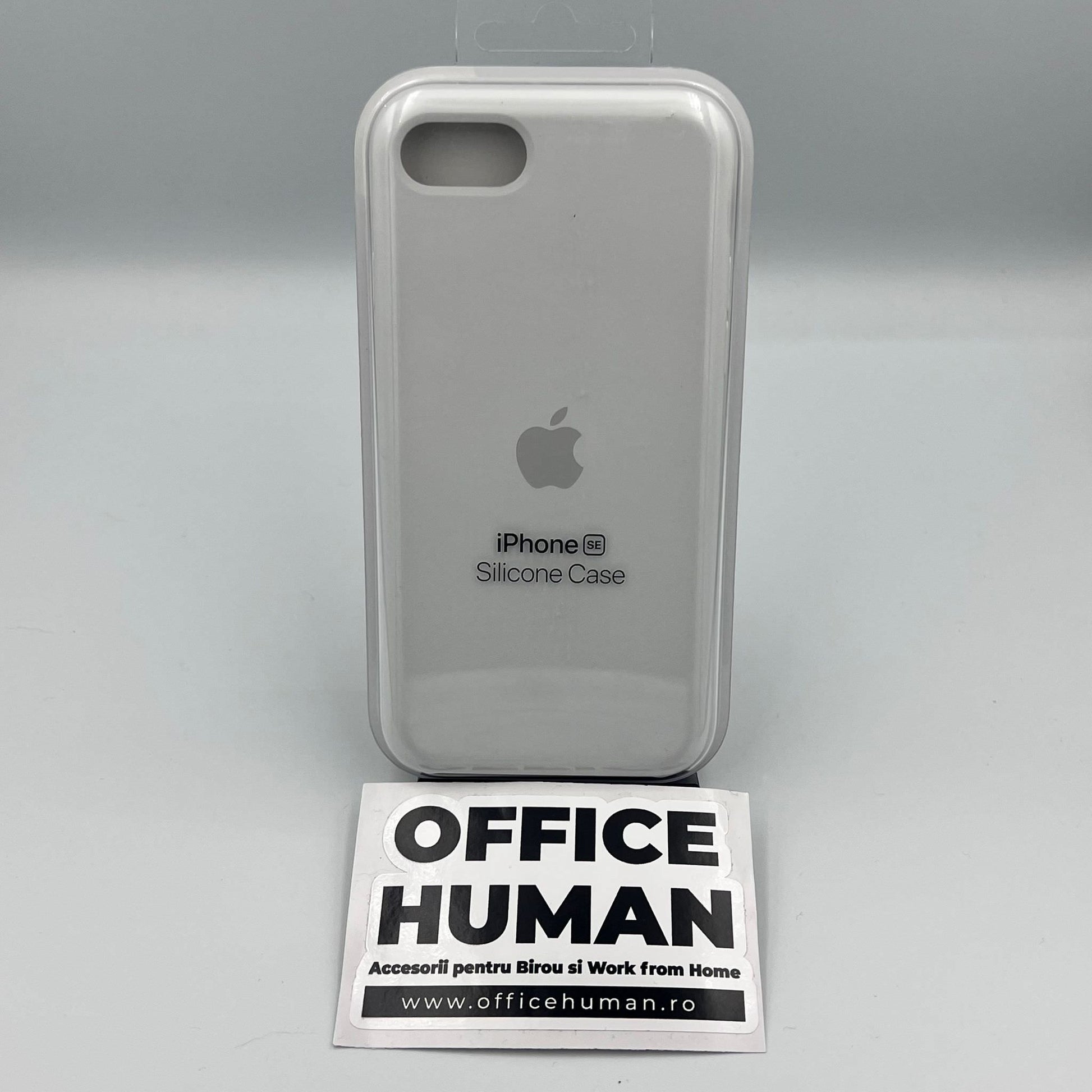 Husa Silicon Apple pt. iPhone SE 2022 / 2020 / 8 / 7 White - MXYJ2ZM/A Originala - 190199610439