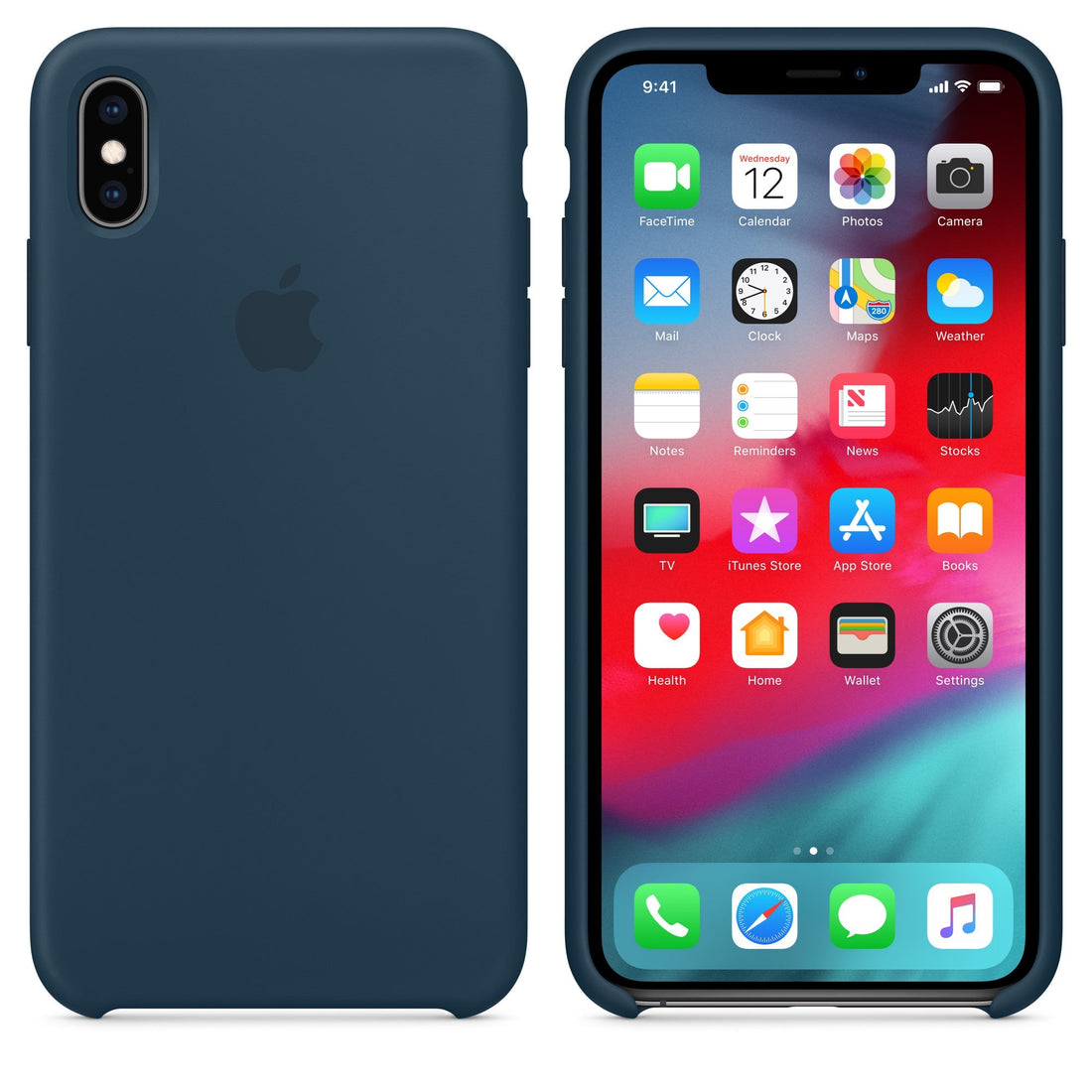 Husa Silicon Apple pt. iPhone XS Max Pacific Green - MUJQ2ZM/A Originala - 190199031562 - 1